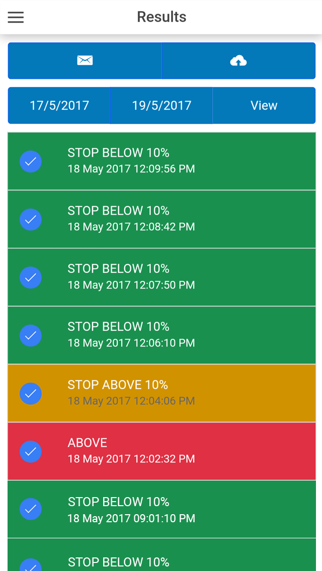 Screenshot CropScout App