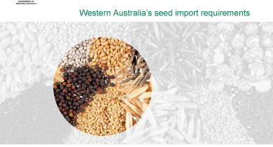 Cover of the QWA seed import requirements manual