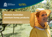 Western Australian premium honey products front cover page