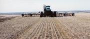 CTF seeding with 3m permanent tramlines and duals on the seeding tractor, some growers under-inflate the outer tyres or fit undersized rims to minimise compaction during seeding but retain flotation when needed