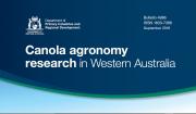 Title of bulletin 4986 Canola Agronomy Research in Western Australia