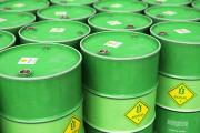 Green biofuel drums - cropped