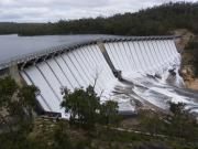 Overflowing Wellington Dam