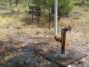 Photograph of an artesian bore on an aquifer