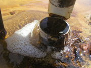 Photograph of a relief well on an artesian aquifer
