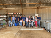 Photograph of SLCC members visiting the farm of Adrian Bilney, Kojonup