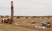 Drilling in the upper region of the Capitela Valley near New Norcia