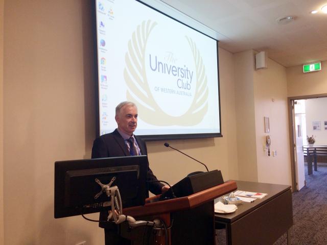 Phil May presenting at ACCSTI conference Phil May presenting at ACCSTI conference