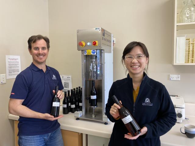 Research scientist Richard Fennessy and technical officer Yu-Yi Liao Research scientist Richard Fennessy and technical officer Yu-Yi Liao