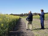 DAFWA Research officers Mark Seymour and Raj Malik 