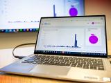 Laptop screen showing the new Extrata Data Sharing Platform