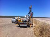 Drilling to investigate groundwater characteristics in the Midlands area