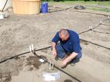 Testing the emission rate from drippers
