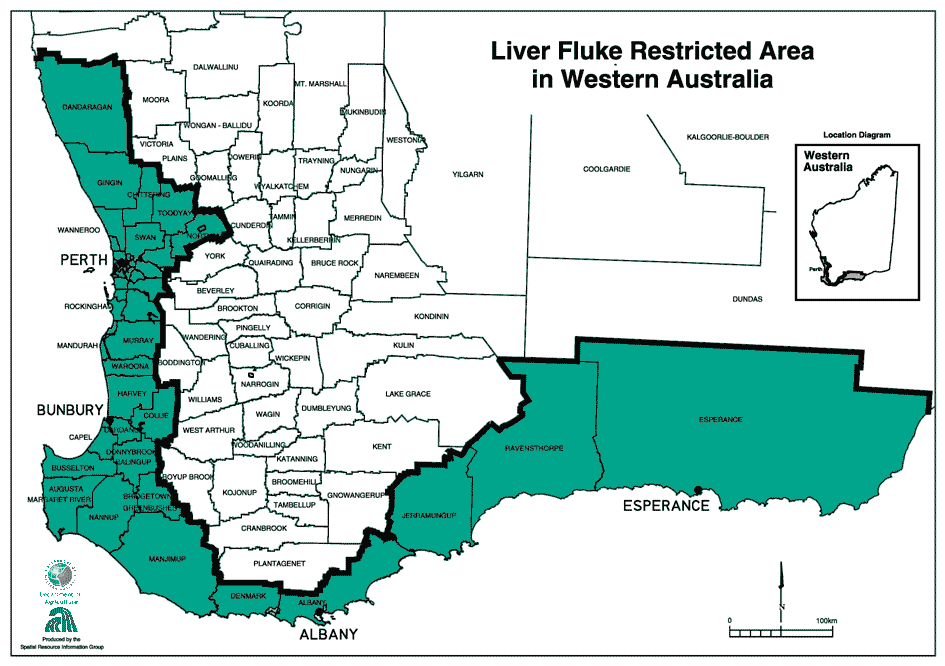 Restricted areas include the coastal shires from Dandaragan around to Esperance.