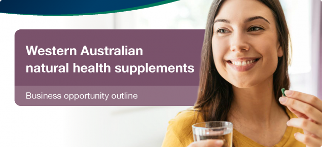 Western Australian natural health supplements front cover page