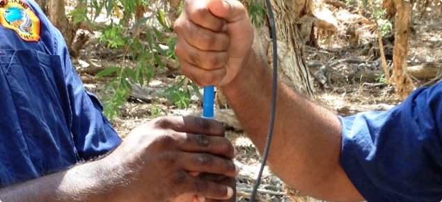 Karajarri rangers learn to test water