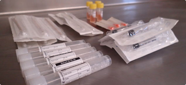 Picture of newcastle disease sampling equipment 