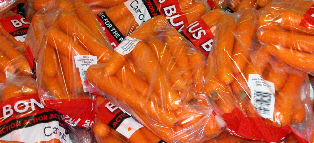West Australian prepacked carrots 