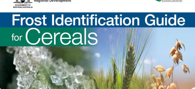 Frost ID Guide for Cereals front cover