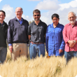 Members of the sodic soils team - Wayne Parker, Glen Riethmuller, David Hall, Rushna Munir and Dr Ed Barrett-Lennard