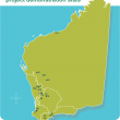 Map showing locations of carbon farming trial sites across WA