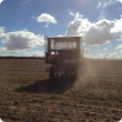 2014 Cunderdin Nitrogen trial 14NO17 being seeded