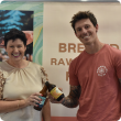 Minister Jarvis and Mason Bagios, CEO at Kommunity Brewing Company Pty Ltd