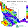 Plant available soil water at 24 April 2017