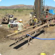 Photograph of DAFWA staff investigating hydrogeology of the Weaber Plain