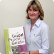 Department of Agriculture and Food research officer Rachel Lancaster displays the updated Good Practice Guide for vegetables.